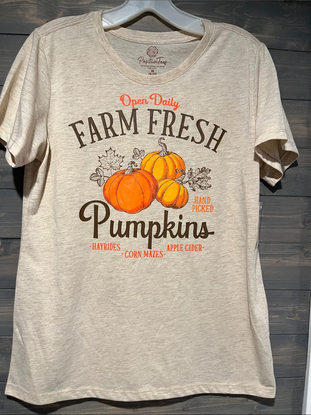 NWT Fall Pumpkin T-Shirt M
